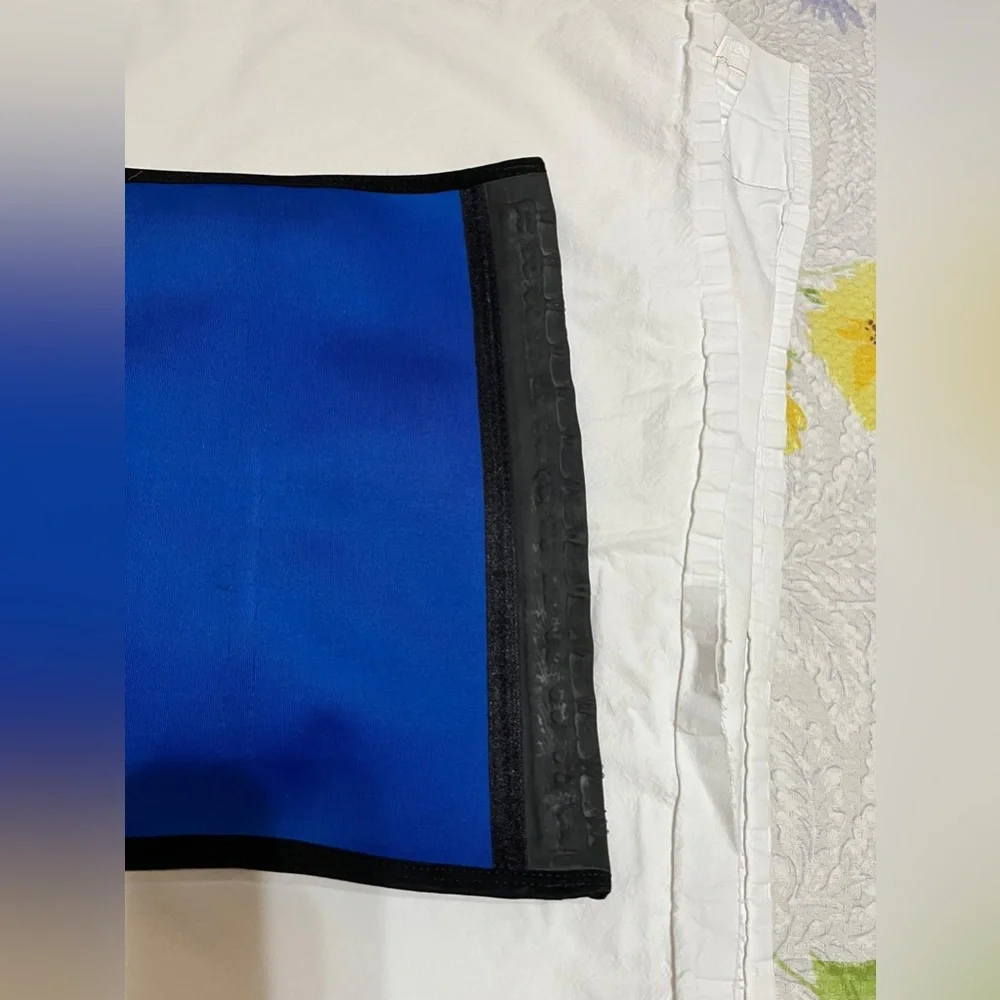 (W) Colombian Elegant Black And Blue Waist Trainer/Work